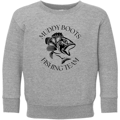 Fishing Team Kids Crew Neck Sweatshirt
