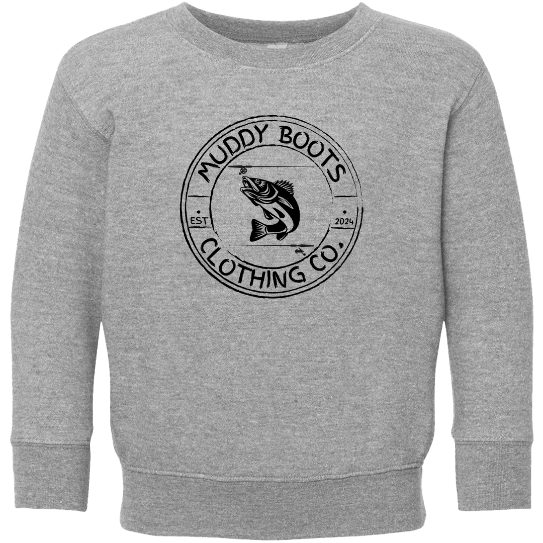 Rod Bending Toddler Crew Neck Sweatshirt