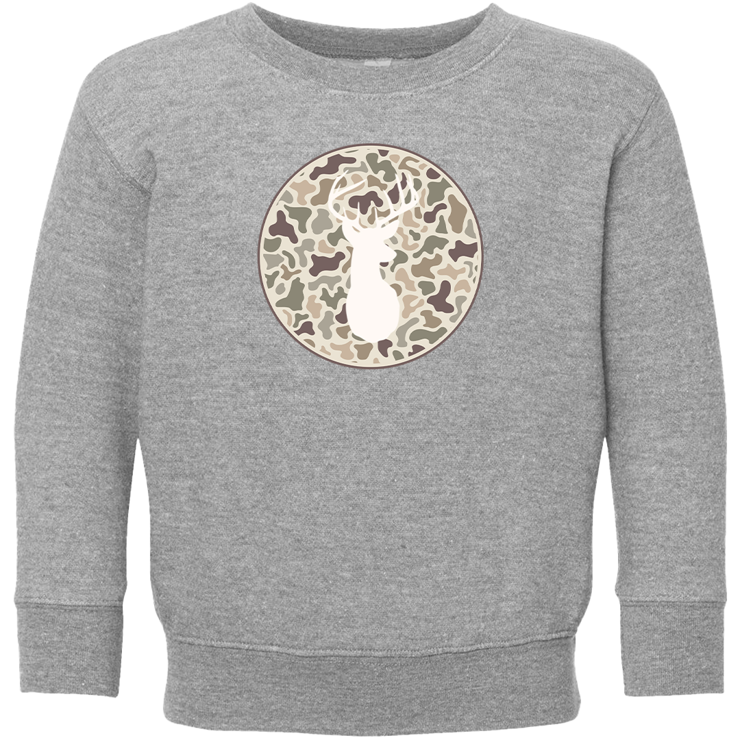 Whitetail Toddler Crew Neck Sweatshirt
