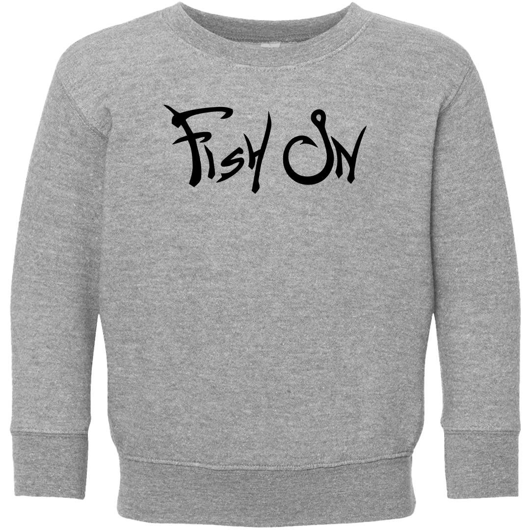 Fish On Kids Crew Neck Sweatshirt