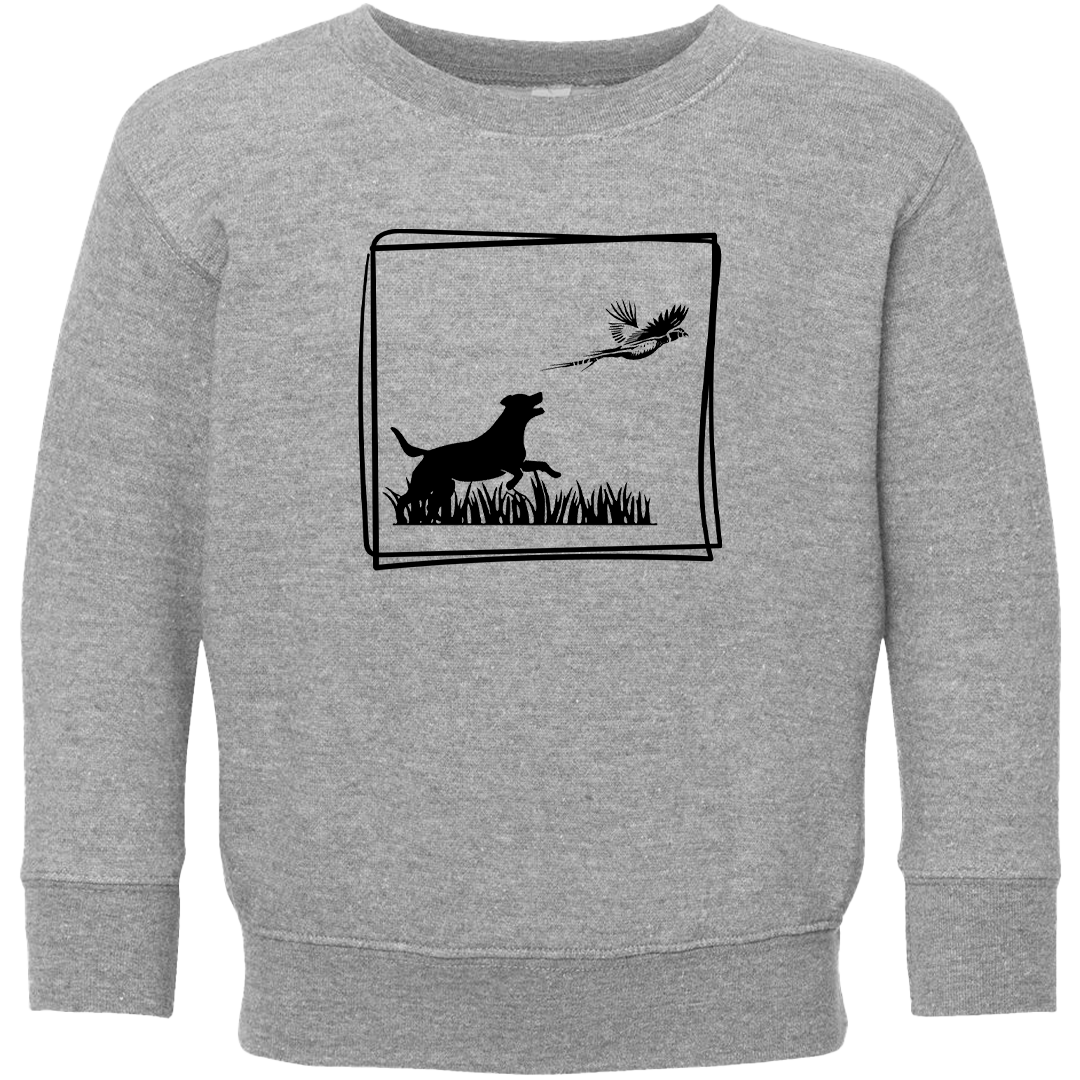 Pheasant Flush Kids Crew Neck Sweatshirt