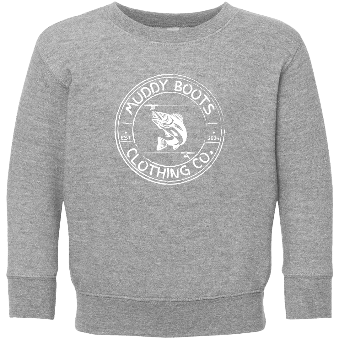 Rod Bending Kids Crew Neck Sweatshirt