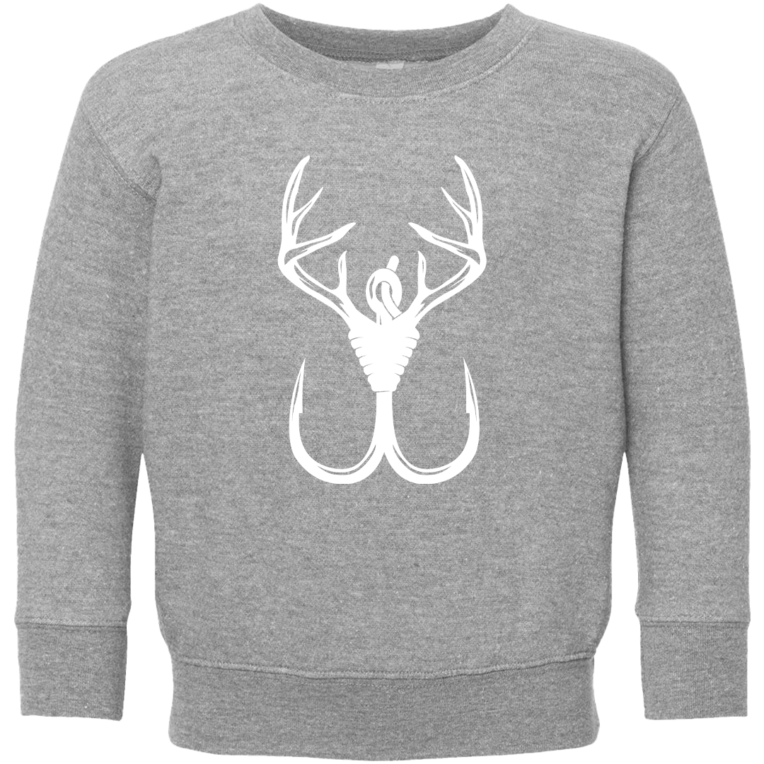 Antler Hook Toddler Crew Neck Sweatshirt