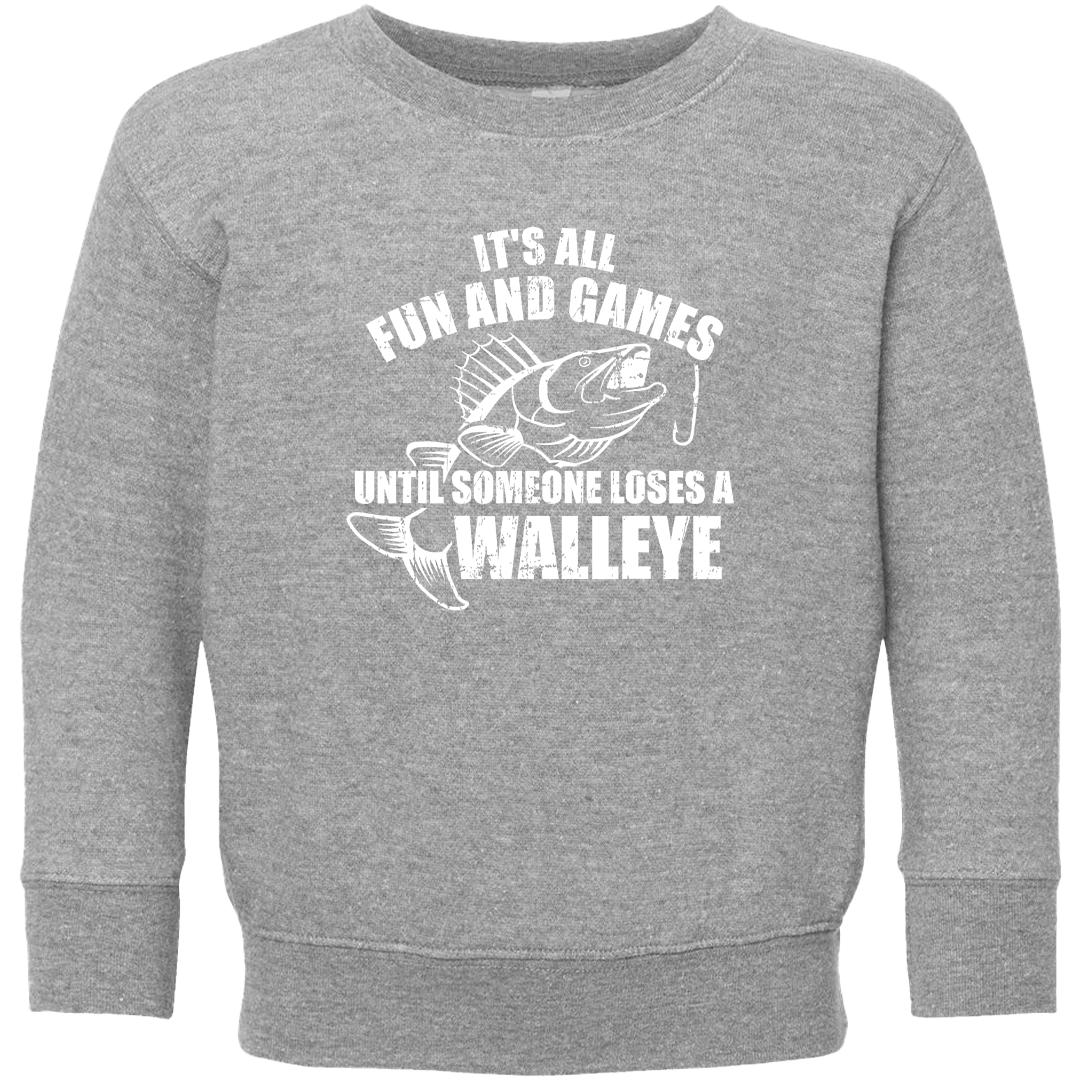 Walleye Games Kids Crew Neck Sweatshirt