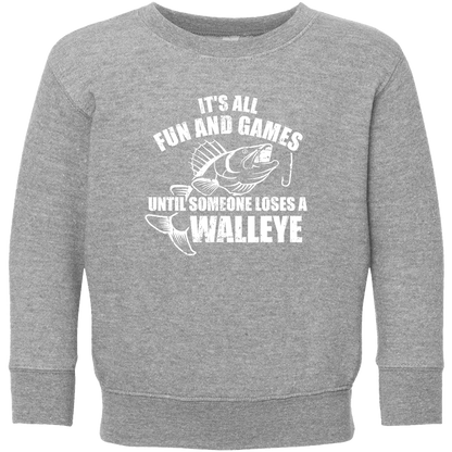 Walleye Games Kids Crew Neck Sweatshirt