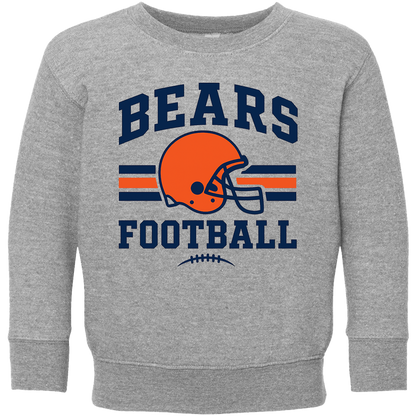 Bears Football Toddler Crew Neck Sweatshirt