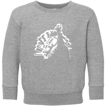 Turkey Contour Toddler Crew Neck Sweatshirt