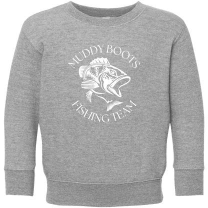 Fishing Team Kids Crew Neck Sweatshirt