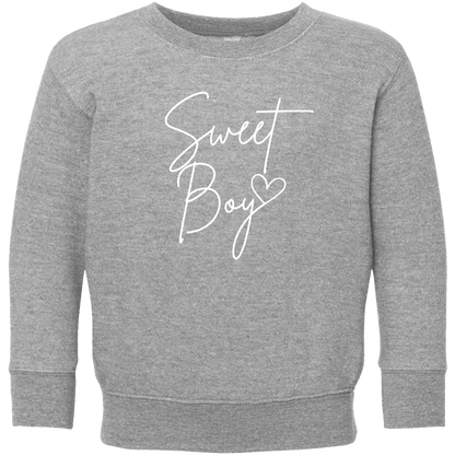 Sweet Boy Toddler Crew Neck Sweatshirt