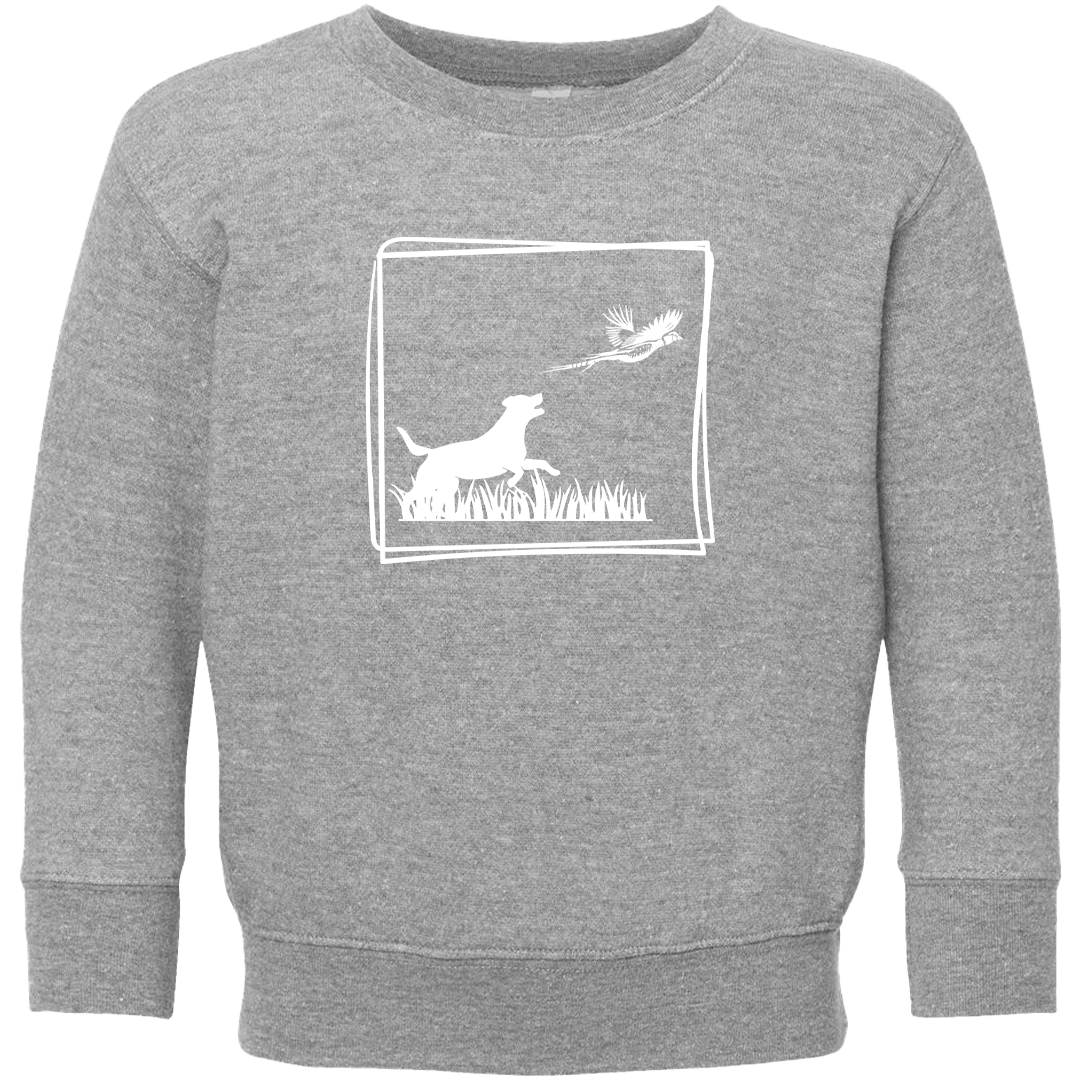 Pheasant Flush Kids Crew Neck Sweatshirt