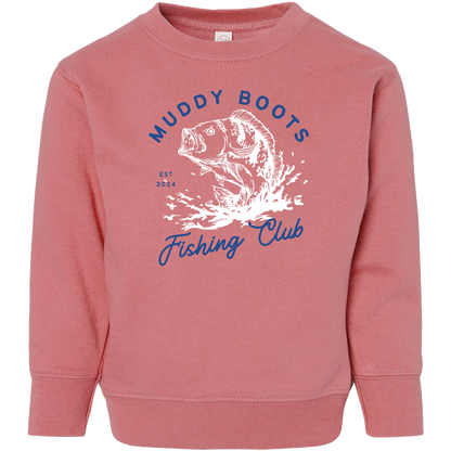 MB Fishing Club Toddler Crew Neck Sweatshirt