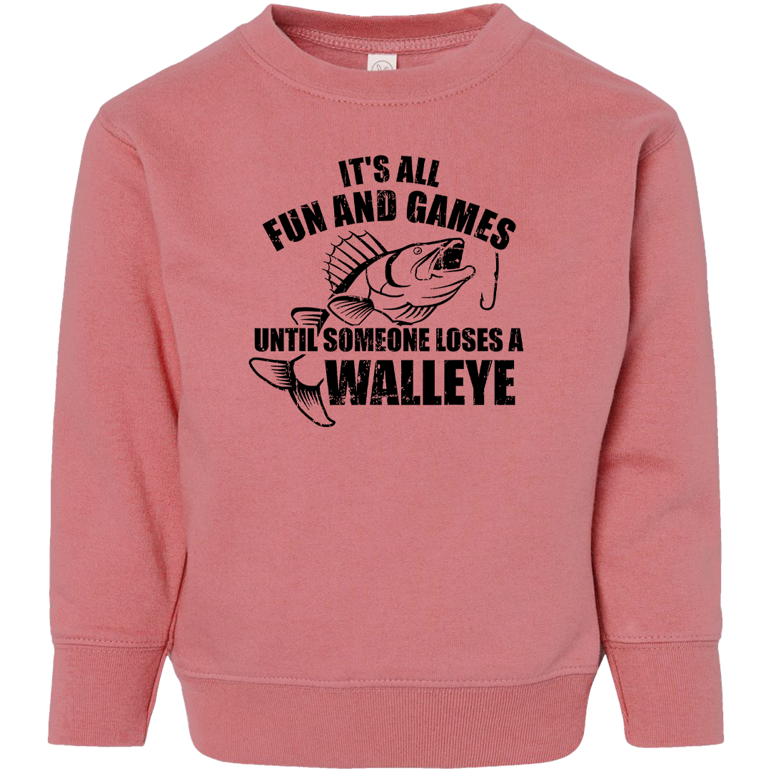 Walleye Games Toddler Crew Neck Sweatshirt