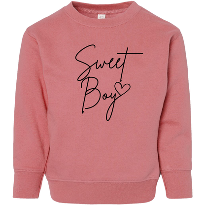 Sweet Boy Kids Crew Neck Sweatshirt