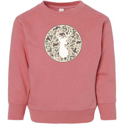Whitetail Toddler Crew Neck Sweatshirt