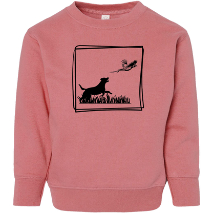 Pheasant Flush Kids Crew Neck Sweatshirt