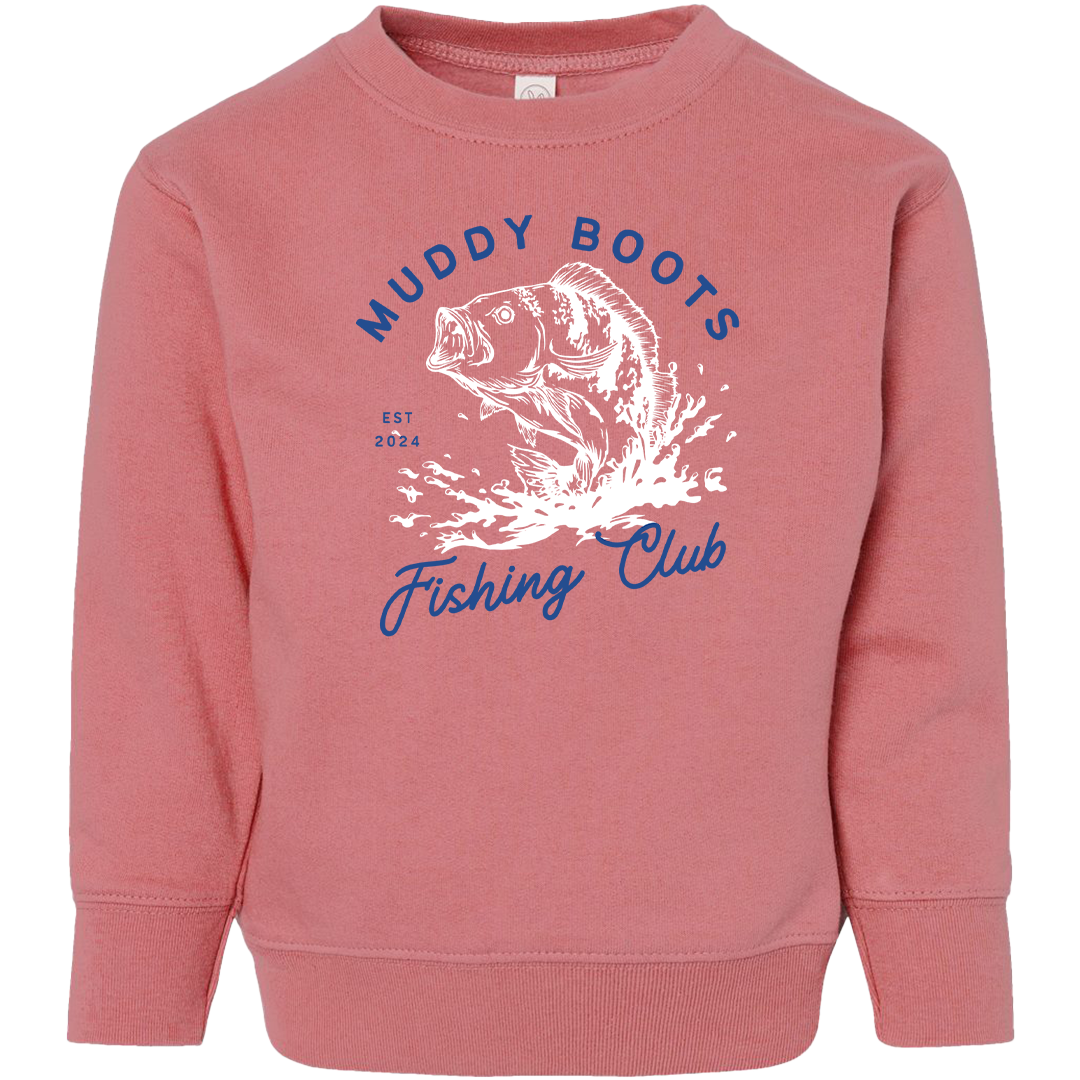 MB Fishing Club Kids Crew Neck Sweatshirt