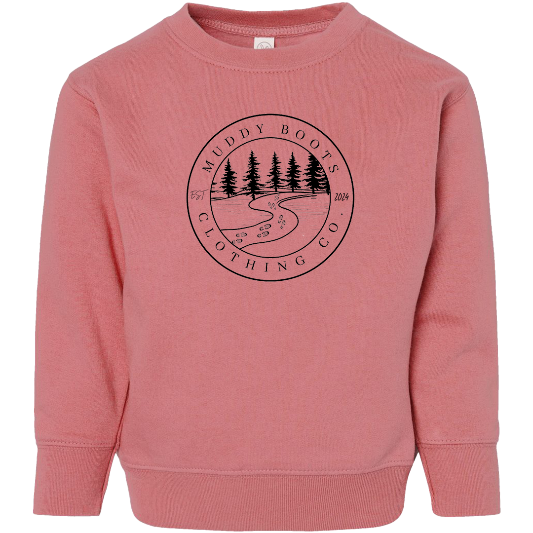 Muddy Trails Toddler Crew Neck Sweatshirt