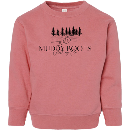 Muddy Boots Toddler Crew Neck Sweatshirt