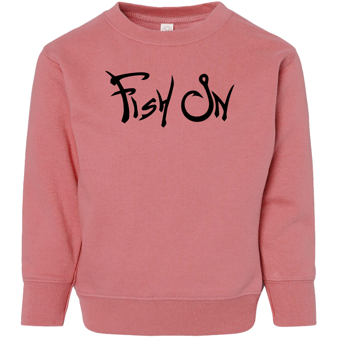 Fish On Kids Crew Neck Sweatshirt