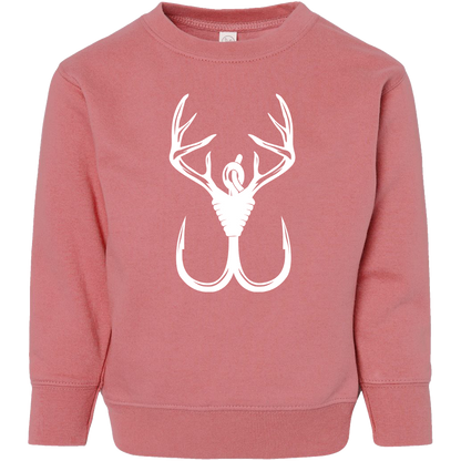 Antler Hook Toddler Crew Neck Sweatshirt