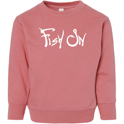 Fish On Kids Crew Neck Sweatshirt