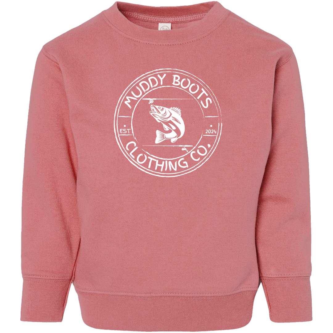 Rod Bending Toddler Crew Neck Sweatshirt