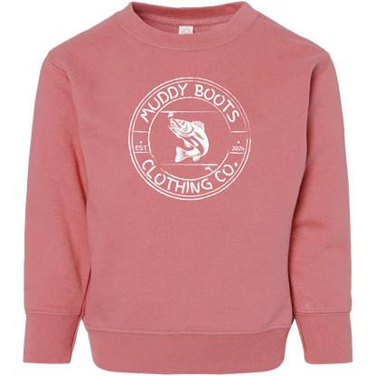 Rod Bending Toddler Crew Neck Sweatshirt