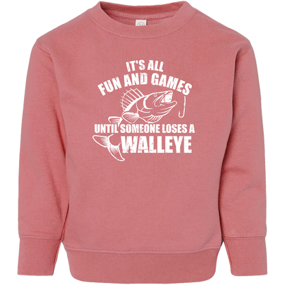 Walleye Games Kids Crew Neck Sweatshirt