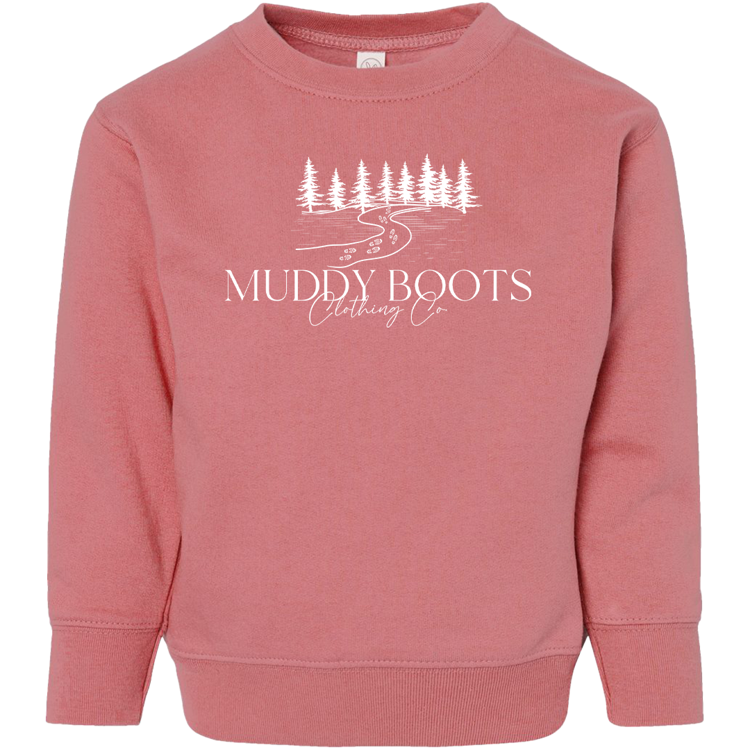 Muddy Boots Toddler Crew Neck Sweatshirt