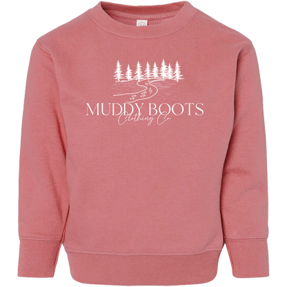 Muddy Boots Toddler Crew Neck Sweatshirt
