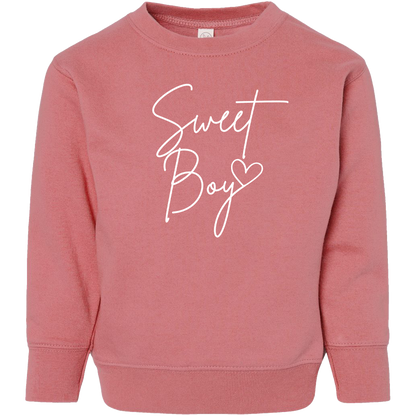 Sweet Boy Kids Crew Neck Sweatshirt