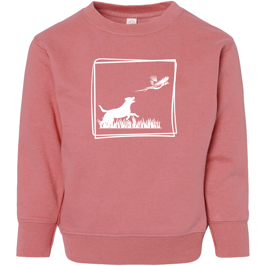 Pheasant Flush Toddler Crew Neck Sweatshirt
