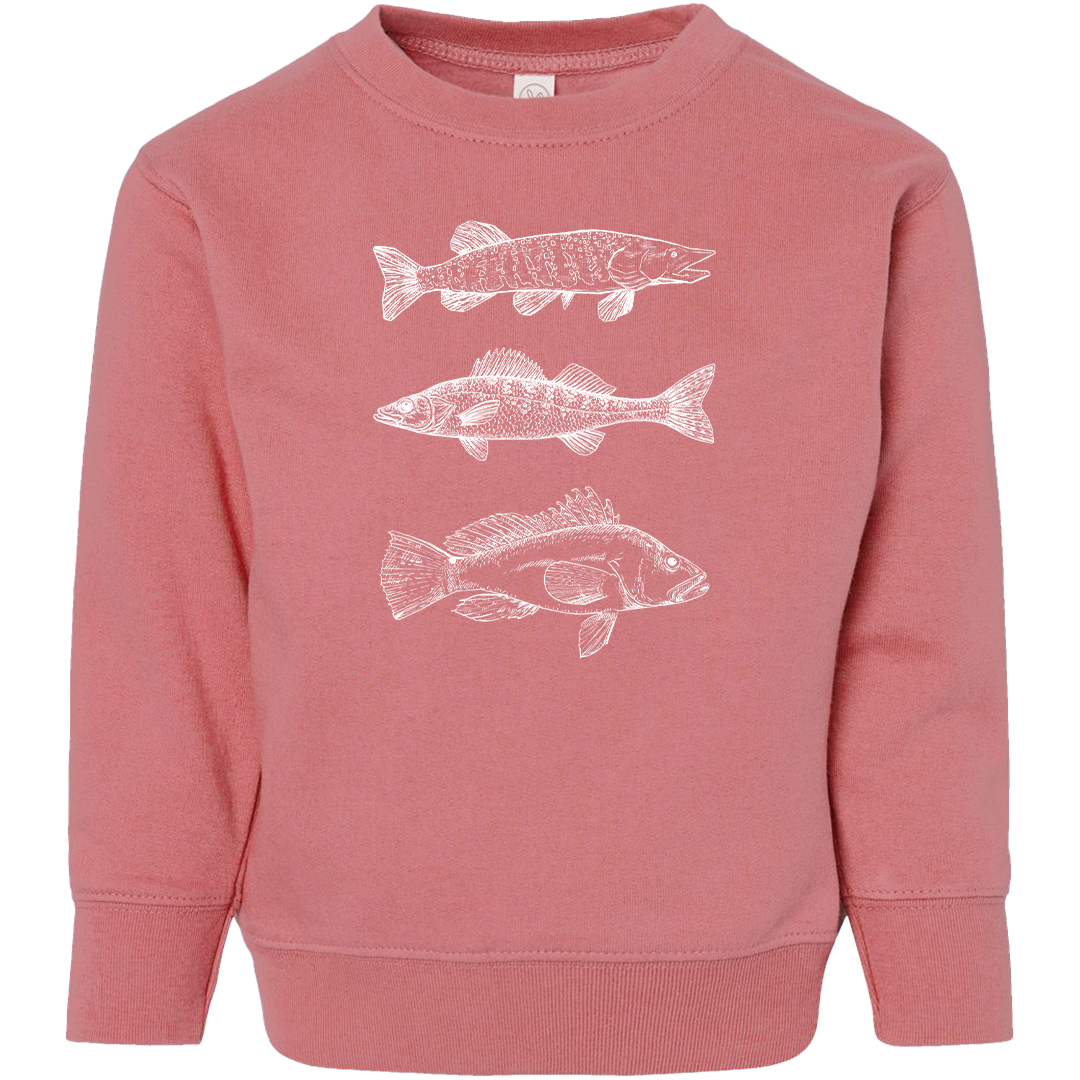 Midwest Fish Kids Crew Neck Sweatshirt
