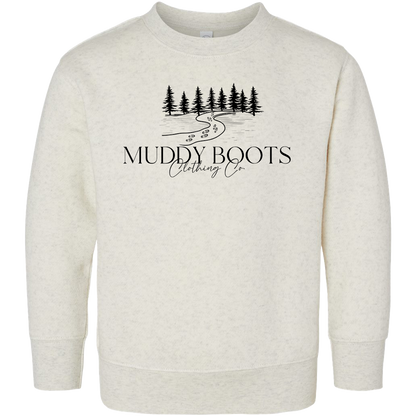 Muddy Boots Toddler Crew Neck Sweatshirt