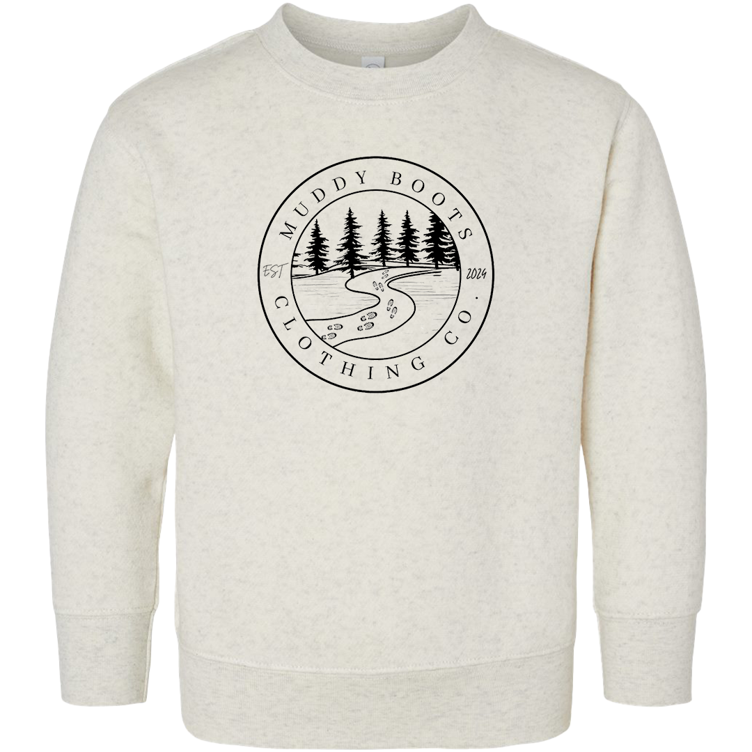 Muddy Trails Kids Crew Neck Sweatshirt