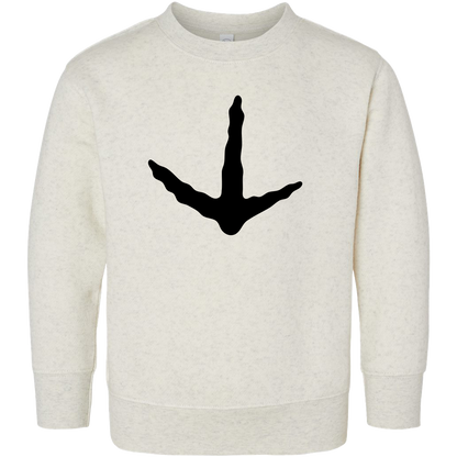 Turkey Toes Kids Crew Neck Sweatshirt