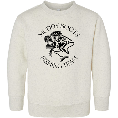 Fishing Team Toddler Crew Neck Sweatshirt