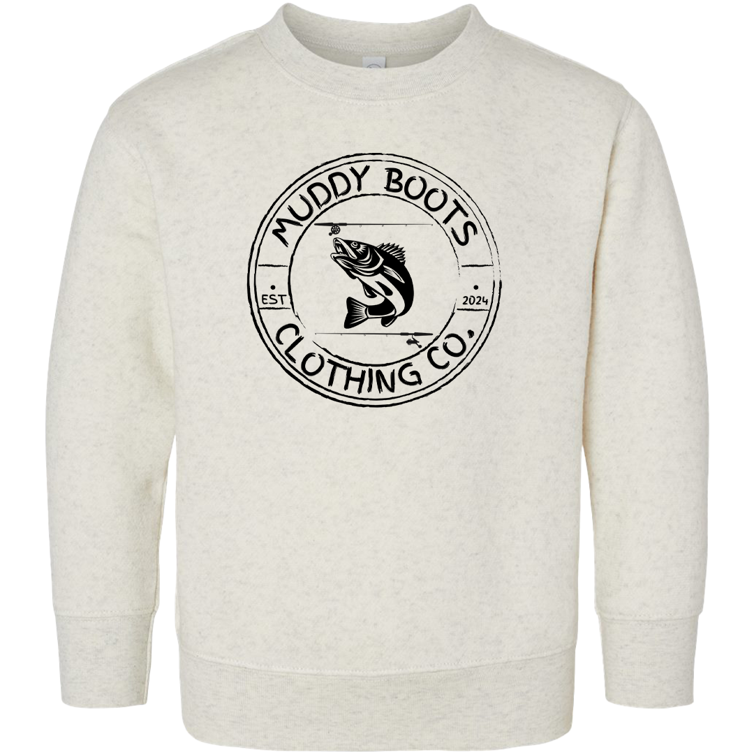 Rod Bending Toddler Crew Neck Sweatshirt