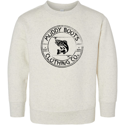Rod Bending Kids Crew Neck Sweatshirt