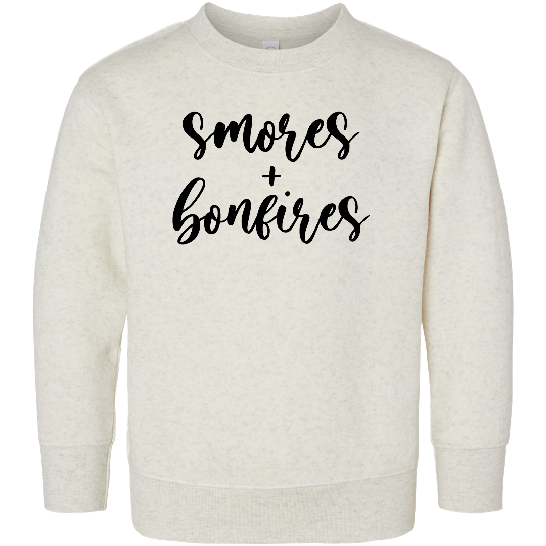 S'mores and Bonfires Toddler Crew Neck Sweatshirt