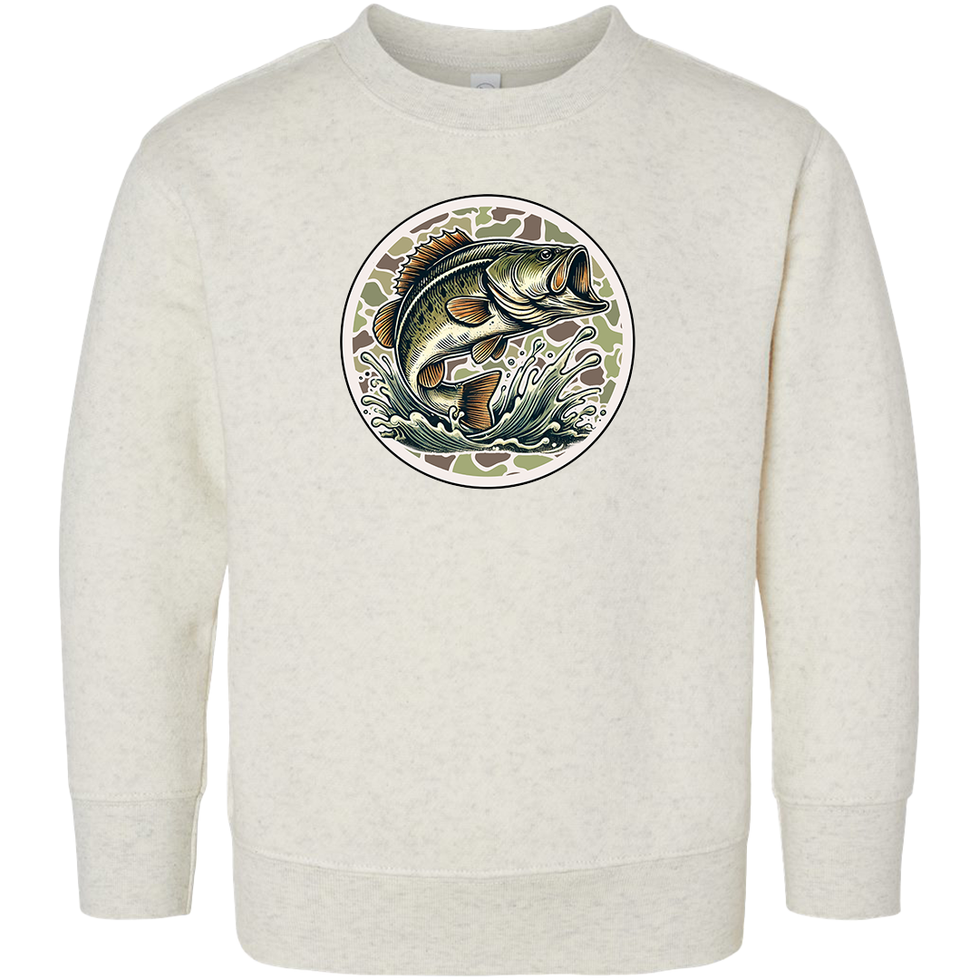 Jumping Bass Kids Crew Neck Sweatshirt