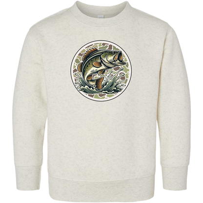 Jumping Bass Kids Crew Neck Sweatshirt