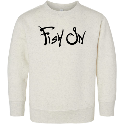 Fish On Kids Crew Neck Sweatshirt
