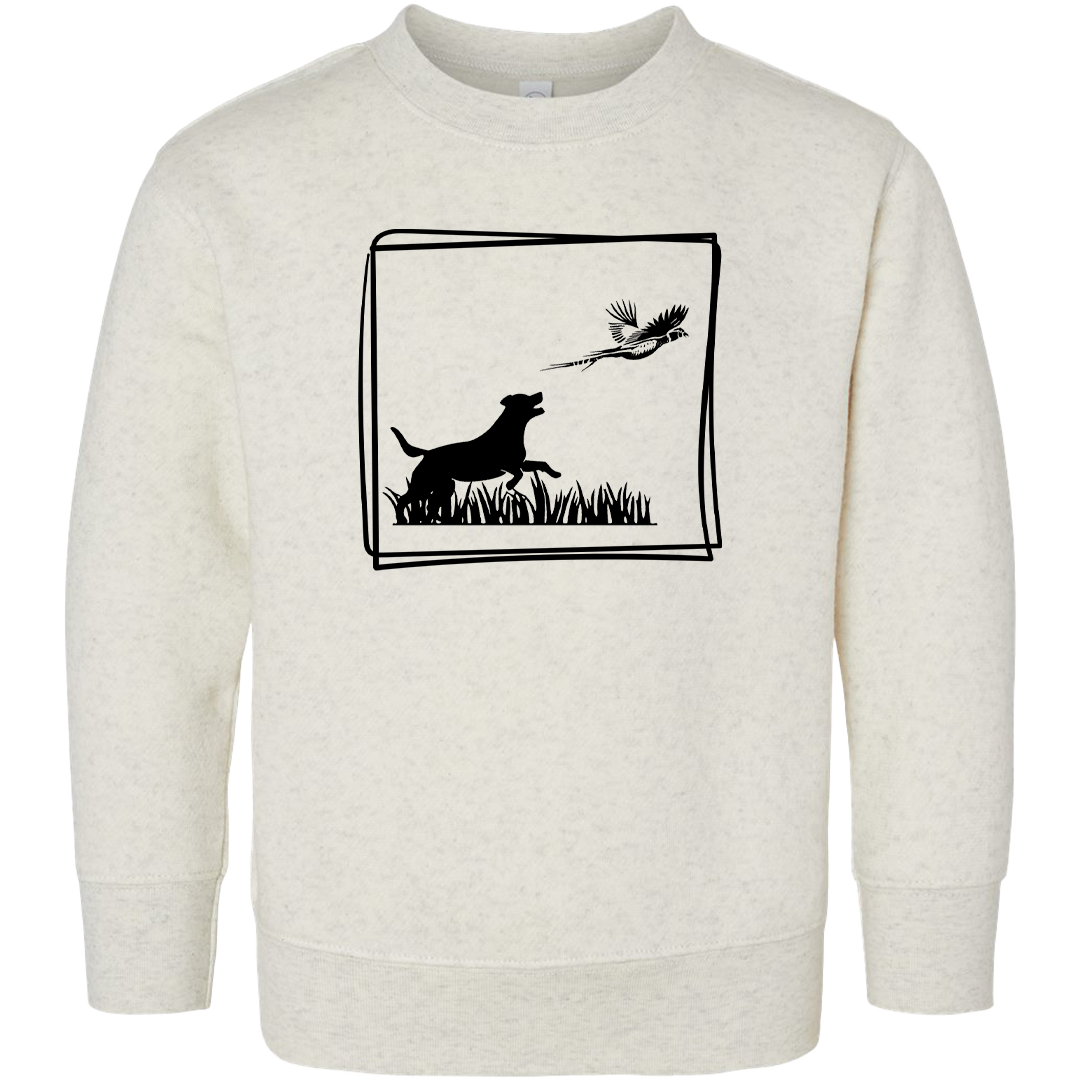 Pheasant Flush Toddler Crew Neck Sweatshirt