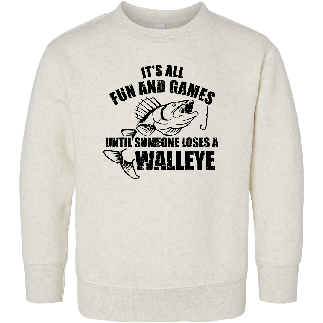 Walleye Games Toddler Crew Neck Sweatshirt