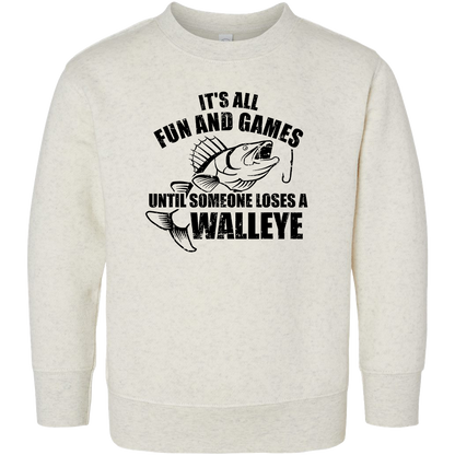 Walleye Games Toddler Crew Neck Sweatshirt