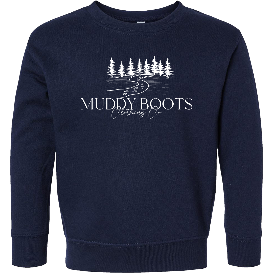 Muddy Boots Toddler Crew Neck Sweatshirt