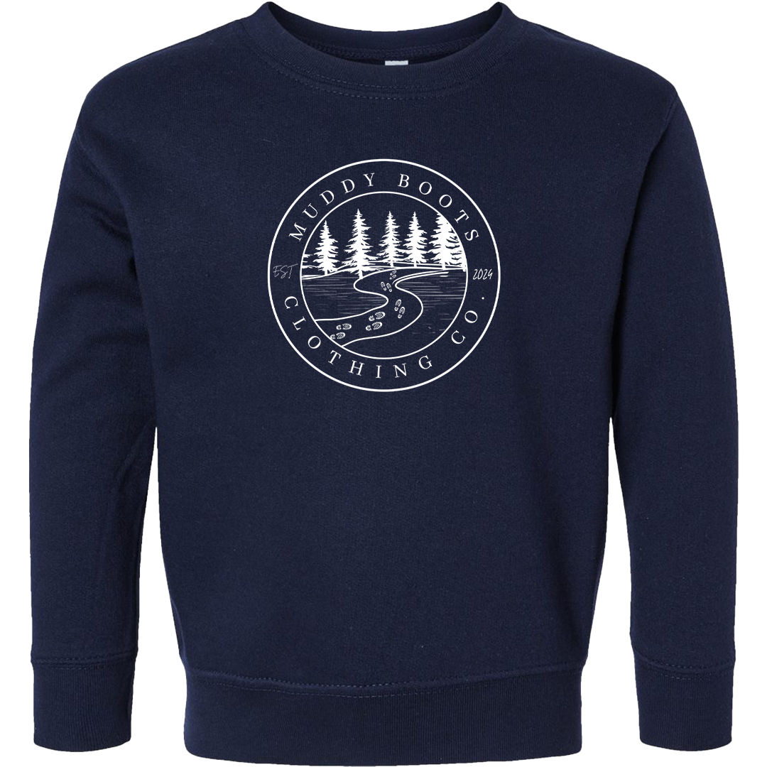 Muddy Trails Kids Crew Neck Sweatshirt