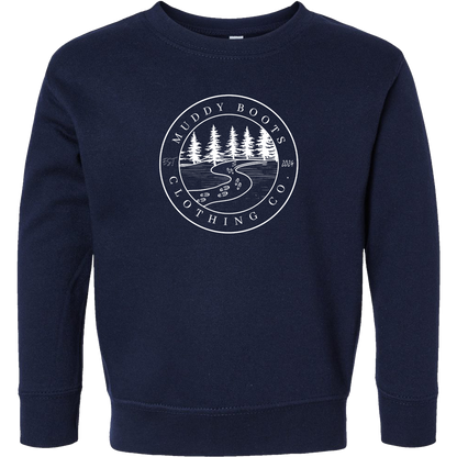 Muddy Trails Kids Crew Neck Sweatshirt