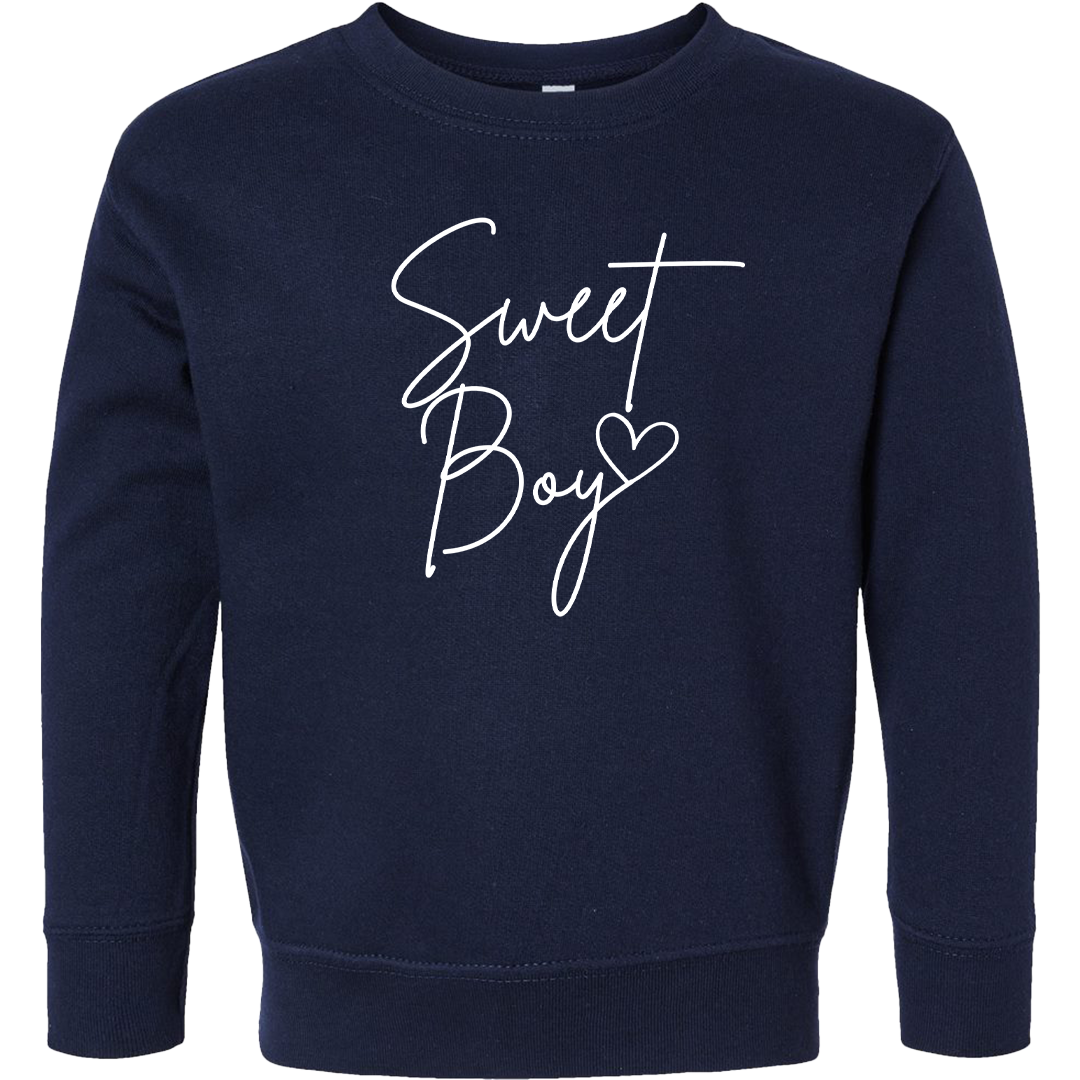Sweet Boy Kids Crew Neck Sweatshirt